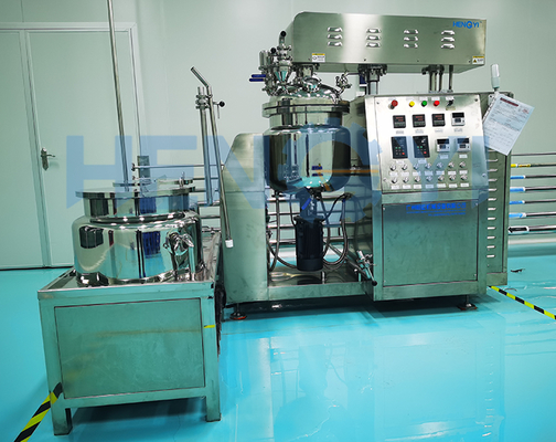 SUS316 Máquina de emulsificação a vácuo 50L para produção de cremes cosméticos