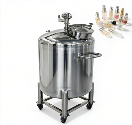 Good price 300L Mobile Pneumatic Mixing Tank for Perfume & Cosmetic Liquid Manufacturing online