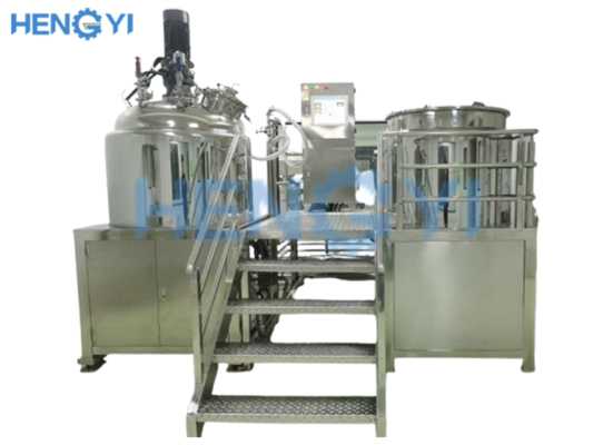 Quality Fixed Vacuum Homogenizing Emulsifier Mixer 500L For Toothpaste Production Line factory
