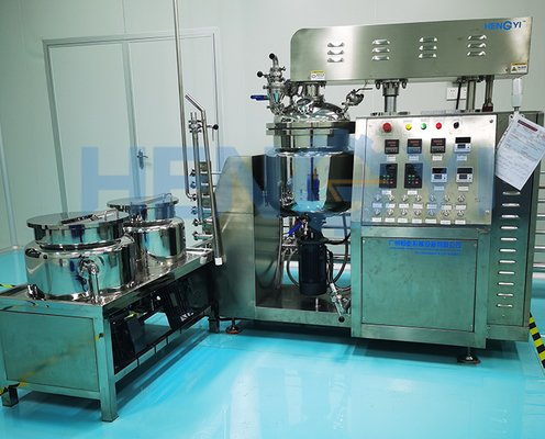 İyi bir fiyat. Farmasötik Yüksek Kırpma Emulsif Makinesi Su / Yağ Tankı ile 100L çevrimiçi