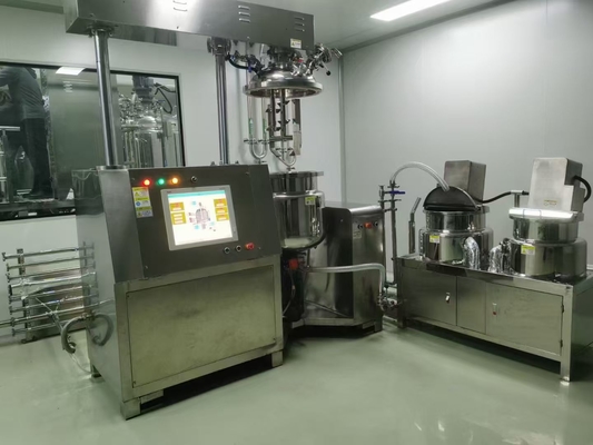 Quality 50L Automatic Vacuum Emulsifying Mixer For Chemical Production Line factory