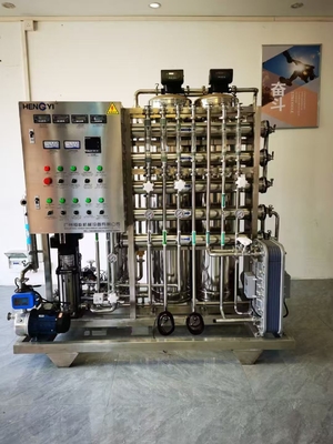 Bon prix Installation de purification de l'eau en acier inoxydable RO 500L/heure avec système EDI en ligne