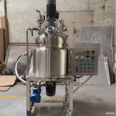 Un buen precio. Máquina emulsionadora al vacío de acero inoxidable para crema cosmética con motor en línea