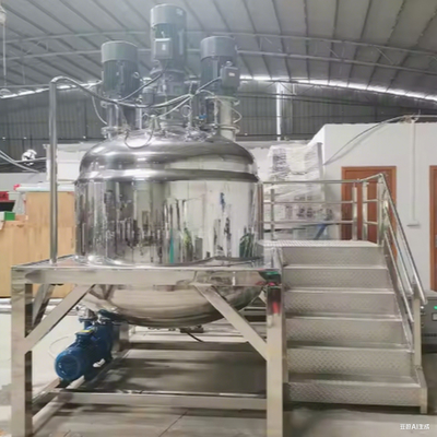 Good price 1000L Vacuum Homogenizer Mixer for Toothpaste Skin Care Cream online