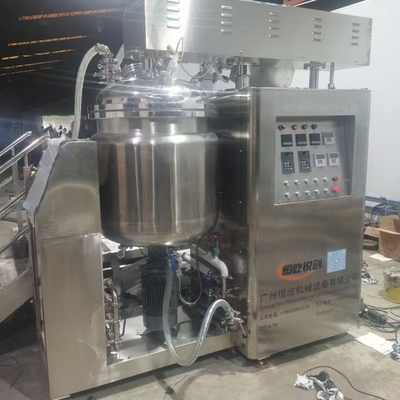Un buen precio. Máquina de emulsión de vacío de alta velocidad de 200L para crema cosmética en línea