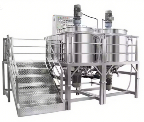 Un buen precio. Máquina mezcladora homogeneizadora combinada de 1500L para champú, crema y cosméticos en línea