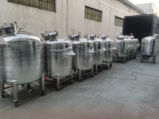 Qualität Runder, beweglicher, abgedichteter Lagertank 500L für Kosmetik, Chemie und Lebensmittel Fabrik