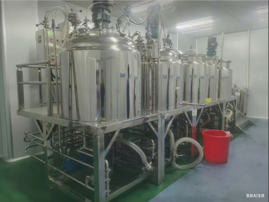 Un buon prezzo. Pomata cosmetica omogenizzante emulsionante miscelatore serbatoio grande con riscaldamento in linea