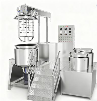 Giá tốt. 100L Hydraulic Lifting Vacuum Emulsifying Homogenizer cho sản phẩm mỹ phẩm trực tuyến