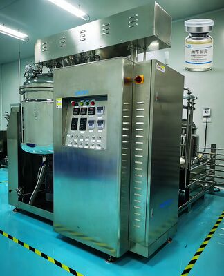 Good price 300L Pharmaceutical Ointment Making Vacuum Emulsifying Mixer with Steam Heating online