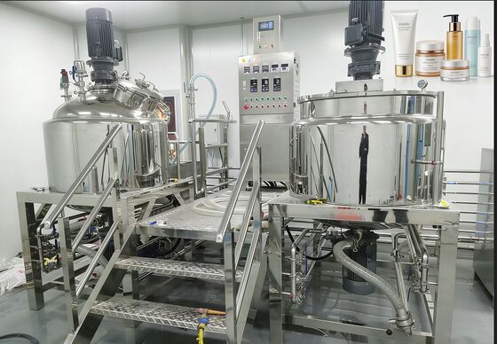 Giá tốt. Máy đồng hóa nhũ tương chân không xà phòng lỏng tự động cố định 300L trực tuyến