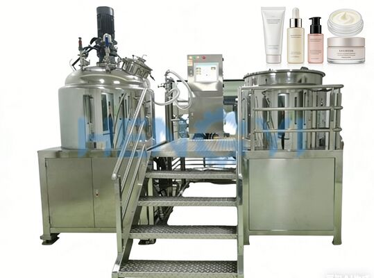Goede prijs. 300L Vaste Type Vloeibare Zeep Vacuüm Homogenisator Emulgator Machine voor Cosmetica online