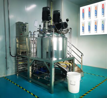 Goede prijs. 500L Tandpasta Maakmachine Vacuüm Homogenisator Emulgerende Tandpasta Mixer online