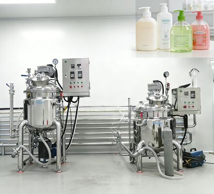 Liquid Soap Shampoo Mixing Making Machine Emulsifier Mixer Tank with Agitator