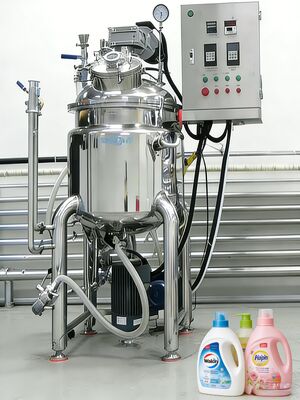 Un buon prezzo. Miscelatore di sapone liquido da 100L Miscelatore emulsionante a vuoto fisso con omogenizzatore in linea