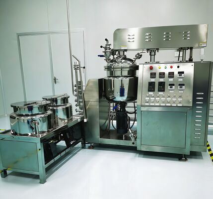 Un buen precio. Mezclador emulsionante homogeneizador al vacío para la producción de cremas y lociones cosméticas en línea