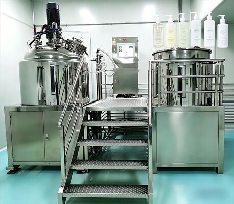 Good price PLC Controlling Cosmetics Making Vacuum Emulsifier Mixer Homogenizer online