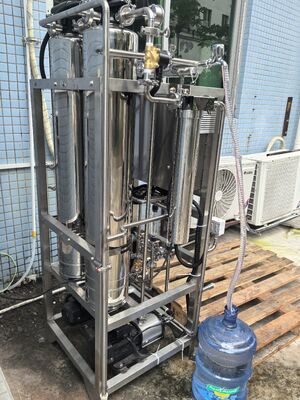 Bom preço Sistema comercial de tratamento de água de osmose reversa 200L/H para água potável on-line