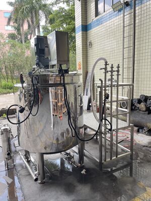 Quality 1000L Stainless Steel Steam Heated Mixing Tank with Automatic Water Filling factory